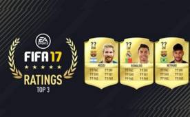 Cristiano Ronaldo, Lionel Messi y Neymar son los mejores jugadores del FIFA 17.