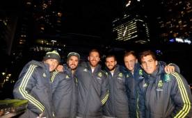 Los jugadores del Real Madrid han tenido la oportunidad de conocer la espectacular ciudad australiana Melborune por la noche.