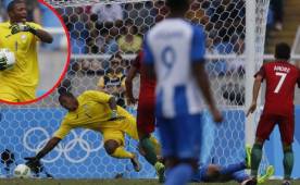 El portero de la Selección de Honduras, Luis 'Buba' López, se hizo un partidazo que evitó que Honduras fuese apaleado por los portugueses en los Juegos Olímpicos.