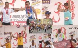 Los ganadores de las distintas categorías posaron orgullosos. (Fotos: DIEZ)