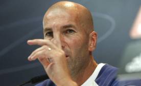 Zidane compareció hoy en conferencia de prensa y habló de nuevo sobre James. Foto EFE.
