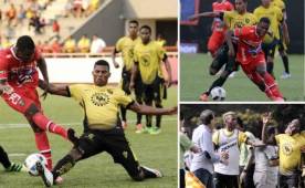 Imágenes del duelo entre River Ecuador y Fuerza Amarilla.