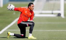 Keylor Navas no se encuentra al 100% a cuatro días del clásico. Foto cortesía clickdeportivo.net