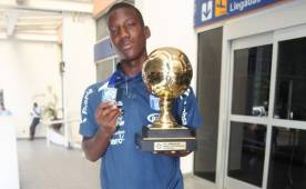 Darixon Vuelto, referente delantero de la sub17 de Honduras.