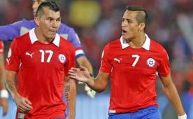Gary Medel y Alexis Sánchez fueron partícipes con Chile del mundial de Brasil 2014.
