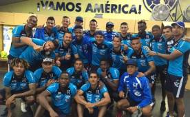 La foto que representa la unión de grupo de la Selección de Honduras.
