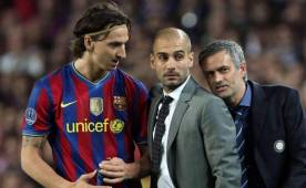 Zlatan Ibrahimovic reveló que intentó dejar el Barcelona para jugar en el Real Madrid e Mourinho, pero Rosell prefirió venderlo por menos dinero al Milan. Foto AFP