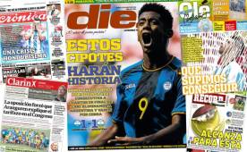 Échales un vistazo a las portadas más importantes del mundo del fútbol. En Argentina lloran la eliminación.