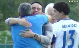 Jorge Jiménez se mostró muy emocionado por darle a Honduras el boleto a un nuevo Mundial Sub 20.