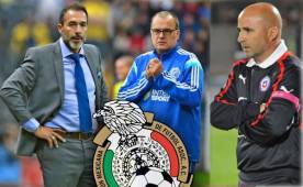 Gustavo Matosas, Marcelo Bielsa y Jorge Sampaoli son fuertes candidatos para dirigir a México.