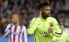 Neymar fue uno de los grandes protagonistas en el duelo contra el Atlético de Madrid.