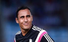 Definitivamente el gesto de Keylor Navas no puede ser distinto a este cada vez que hablan de la portería del Real Madrid.