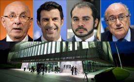 Michael van Praag, Luis Figo y el príncipe jordano Ali bin Al Hussein quieren descancar a Blatter.