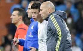 'Le veo comprometido y bien metido en lo que hace con el grupo', aseguró Zidane.