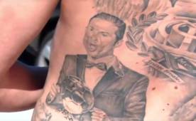 El fanatismo por el delantero Cristiano Ronaldo ha llevado a muchos a tatuarse al luso en la piel y lo presumen con orgullo.