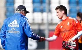 Luca Zidane ya ha tenido la oportunidad de entrenar con el primer equipo de Real Madrid.