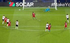 Cristiano Ronaldo erró un lanzamiento penal y Portugal terminó empatando 0-0.