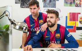 Messi felicitó a Piqué por su premio en las redes sociales.