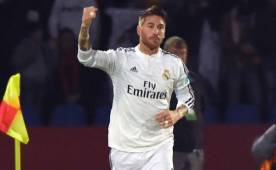 Real Madrid's Spanish defender Sergio Ramos reacts after conceding a second goal during the UEFA Champions League second leg semi-final football match between Chelsea and Real Madrid at Stamford Bridge in London on May 5, 2021. - Chelsea won the match 2-0. (Photo by Glyn KIRK / AFP)