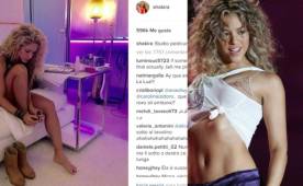 Shakira está dando de qué hablar en redes sociales por las fotografías que subió de sus pies.