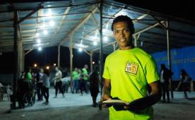 Víctor Moncada, delantero del Honduras Progreso, contó en DIEZ su historia. Llegó a la iglesia gracias a la invitación de la que hoy es su esposa. Fotos Neptalí Romero