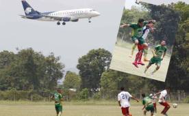 En La Lima, el Atlético Limeño y Villanueva empataron 1-1. Fotos Delmer Martínez.