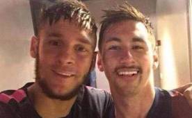 Así luce la fusión entre los dos jugadores del Barcelona.