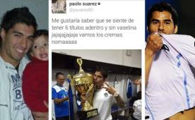 Paolo, el hermano de Luis Suárez causó polémica en Guatemala por estos tuits que escribió.