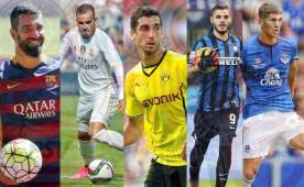 Arda Turan, Jesé Rodríguez, Henrikh Mkhitaryan, Mauro Icardi y John Stones.