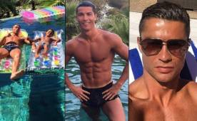 El atacante portugués se encuentra lesionado, pero sigue de vacaciones al lado de su familia disfrutando de su tiempo libre.