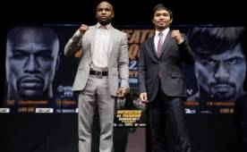 Mayweather y Pacquiao, la 'pelea del siglo', mueve millones de dólares. Acá te los detallamos. Foto AFP