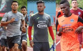 Marco Vega, Carlos Discua y Rubilio Castillo es el tridente que armó Motagua para el torneo Apertura.