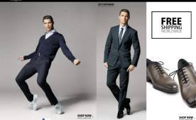 Cristiano Ronaldo es el propio modelo de su línea de ropa y calzado.