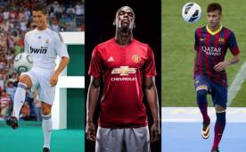 Cristiano Ronaldo, Paul Pogba y Neymar están en el Top 5.