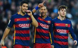 Luis Suárez, Neymar y Messi fueron los goleadores del Barcelona.
