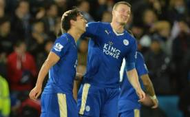 Leicester venció al Stoke City y es líder solitario a tres puntos del Arsenal que este domingo enfrentará al Chelsea. Foto AFP