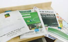 Las portadas de los diarios más importantes de Brasil. (IMAGEN: Cortesía).