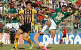 Domingo Zalazar no pudo anotarle al Marathón en el derbi sampedrano.