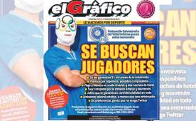 La portada del diario El Gráfico: 'Se buscan jugadores'.