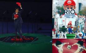 Shinzo Abe, Primer Ministro de Japón, se apareció en Río vestido como Super Mario.