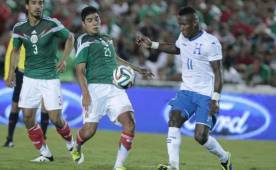 Acciones de un partido entre Honduras y México.
