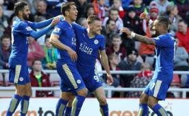 Jamie Vardy llegó a 21 goles en la Premier League con el Leicester City.