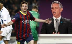 El ex seleccionado inglés Gary Lineker hizo sorprendentes declaraciones en su cuenta de Twitter sobre Messi. Fotos AFP