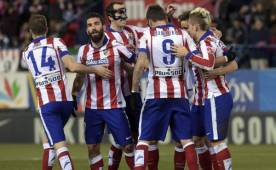 Mandzukic y Griezmann se encargaron de darle el triunfo al Atlético de Madrid ante Almería que los mantiene en la pelea por los primeros puestos. Foto AFP