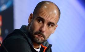 Joseph Guardiola hoy en conferencia de prensa en el Allianz Arena. (Foto: AFP)