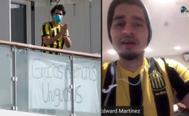 Edward Martínez contó por qué se puso la camisa del Real España para agradecer a Uruguay que los dejara desembarcar.