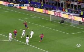 Así de feo remató Antoine Griezmann ante Keylor Navas.