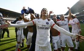 Zlatan Ibrahimovic marcó un 'Poker' en la goleada del PSG de visita.