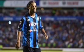 Ronaldinho llegó en septiembre 2014 al Querétaro de México.