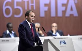 El príncipe jordano Ali bin Al-Hussein durante su participación en el Congreso de Fifa.